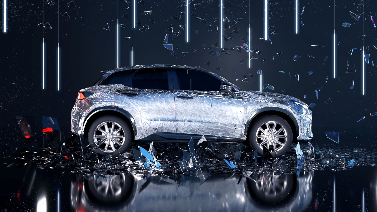 LEXUS LBX Z NADWOZIEM Z CIĘTEGO SZKŁA. ZWYCIĘSKI PROJEKT W LEXUS ART CAR